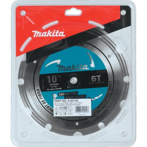 Makita A-95130 10" 6T PCD Miter Saw Blade, Fiber Cement