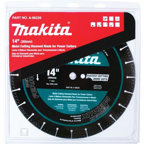 Makita A-96229 14" Diamond Blade, Segmented, Metal Cutting