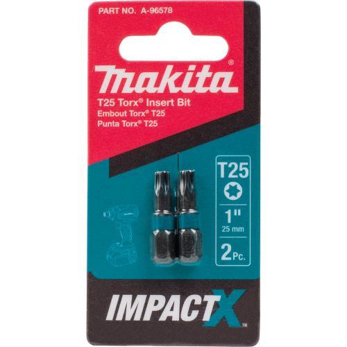 Makita A-96578 ImpactX T25 Torx® 1³ Insert Bit, 2/pk