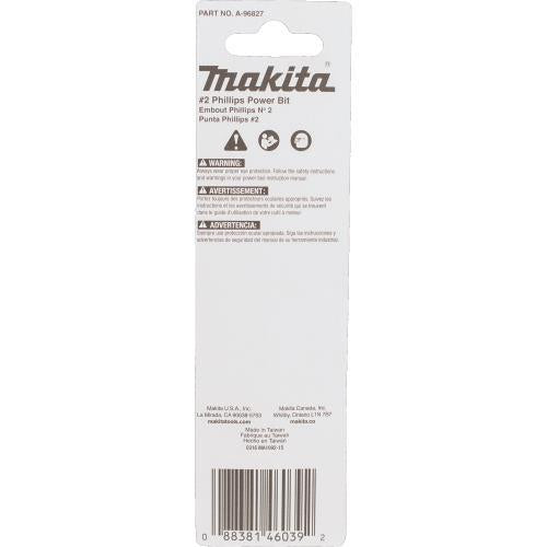 Makita A-96827 ImpactX, #2 Phillips 3‘1/2³ Power Bit