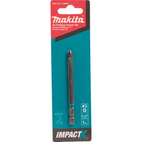 Makita A-96833 ImpactX #3 Phillips 3˜1/2³ Power Bit