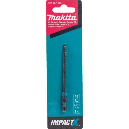 Makita A-96849 ImpactX #1 Square Recess 3˜1/2³ Power Bit