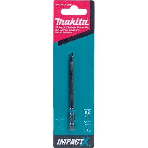 Makita A-96855 ImpactX #2 Square Recess 3˜1/2³ Power Bit