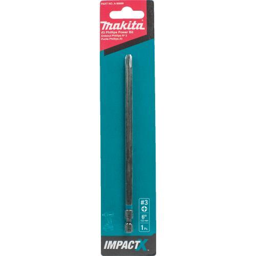 Makita A-96899 ImpactX, #3 Phillips 6³ Power Bit