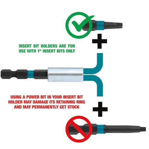 Makita A-96920 ImpactX, 2‘3/8³ Magnetic Insert Bit Holder