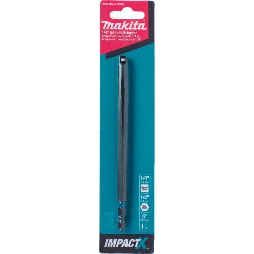 Makita A-97031 ImpactX, 1/4³ x 6³ Socket Adapter