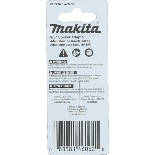 Makita A-97053 ImpactX, 3/8³ x 2³ Socket Adapter