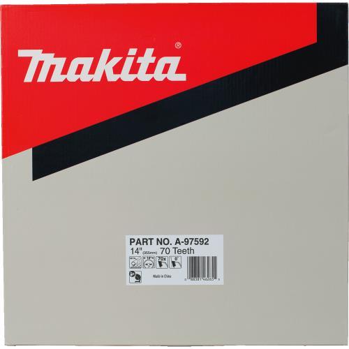 Makita A-97592 14" (70T) Carbide‘Tipped Metal Cutting Blade, Ferrous Metal