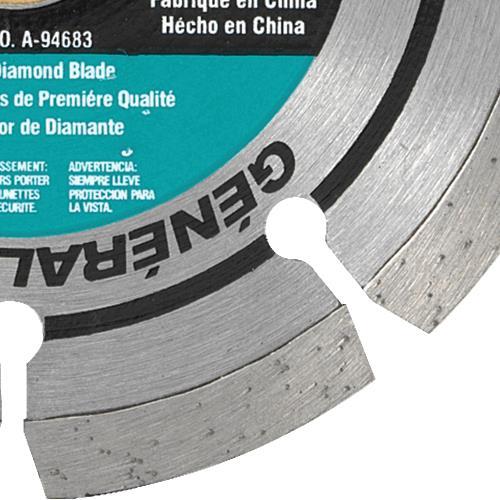 Makita A-97623 4‘1/2" Diamond Blade, Segmented, General Purpose, 2/pk
