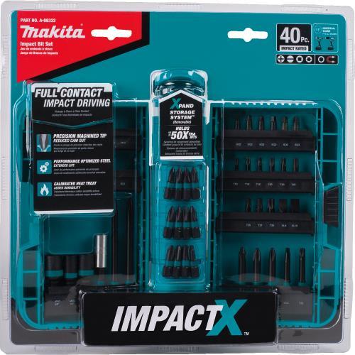 Makita A-98332 ImpactX, 40 Pc. Driver Bit Set