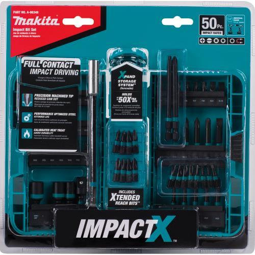 Makita A-98348 ImpactX, 50 Pc. Driver Bit Set