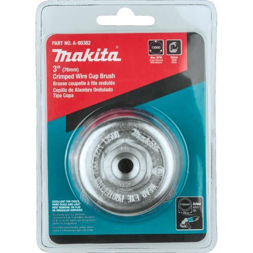 Makita A-98382 3" Crimped Wire Cup Brush, M10 x 1.25