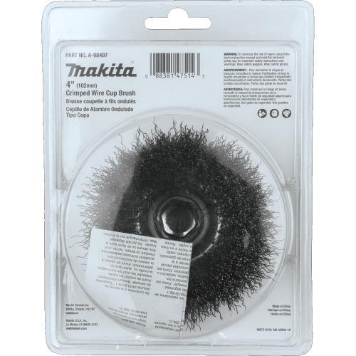 Makita A-98407 4" Crimped Wire Cup Brush, 5/8"‘11