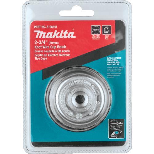 Makita A-98441 2‘3/4" Knot Wire Cup Brush, M10 x 1.25