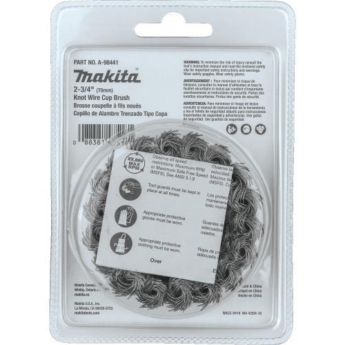 Makita A-98441 2‘3/4" Knot Wire Cup Brush, M10 x 1.25