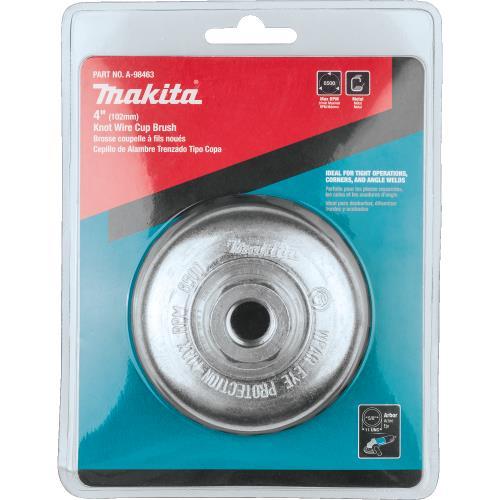 Makita A-98463 4" Knot Wire Cup Brush, 5/8"‘11