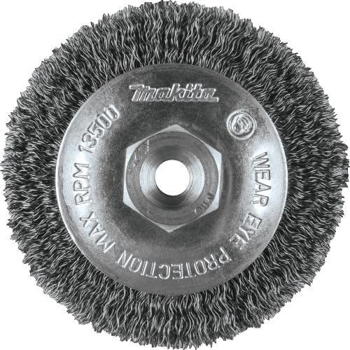 Makita A-98631 3‘3/8" Crimped Wire Bevel Brush, M10 x 1.25