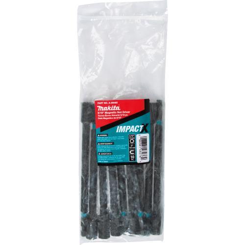 Makita A-99465 ImpactX, 5/16³ x 6³ Magnetic Nut Driver, 10/pk, Bulk