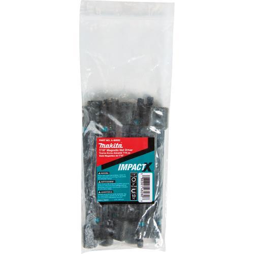 Makita A-99502 ImpactX, 7/16³ x 6³ Magnetic Nut Driver, 10/pk, Bulk