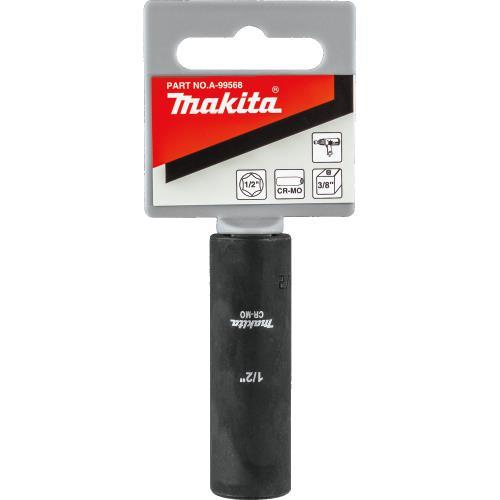 Makita A-99568 1/2" Deep Well SAE Impact Socket, 3/8" Drive