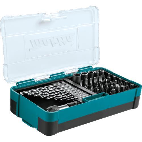 Makita B-36201-10 48 Pc. Metric High Speed Steel Drill Bit, Screw BIt and Socket Set ,10/Pk