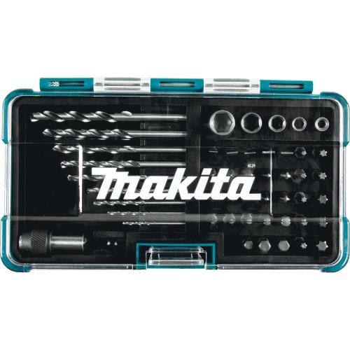 Makita B-36201-10 48 Pc. Metric High Speed Steel Drill Bit, Screw BIt and Socket Set ,10/Pk