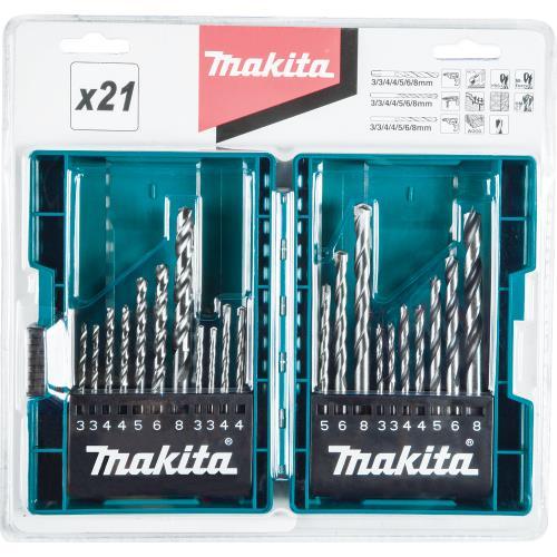 Makita B-44884 21 Pc. Assorted Metric Drill Bit Set