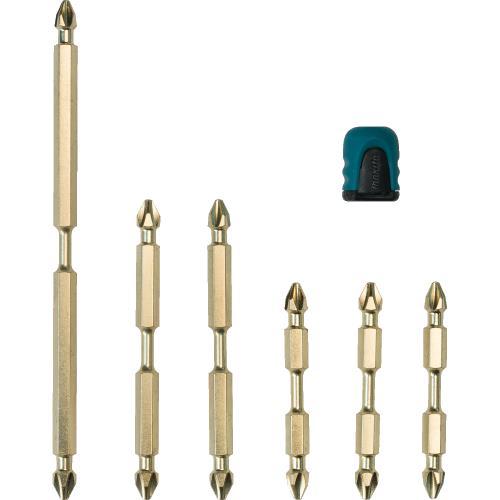 Makita B-44987 Impact Gold® 7 Pc. Double Ended Power Bits With Mag Boost