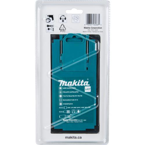 Makita B-50289 47 Pc. Ratchet and Bit Set