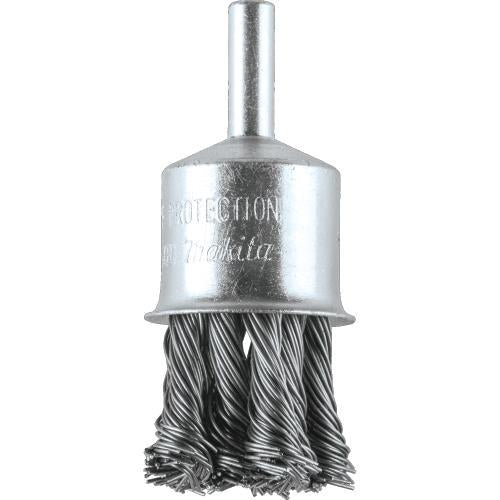 Makita B-63052 1" Knot Wire End Brush, 1/4" Straight Shank