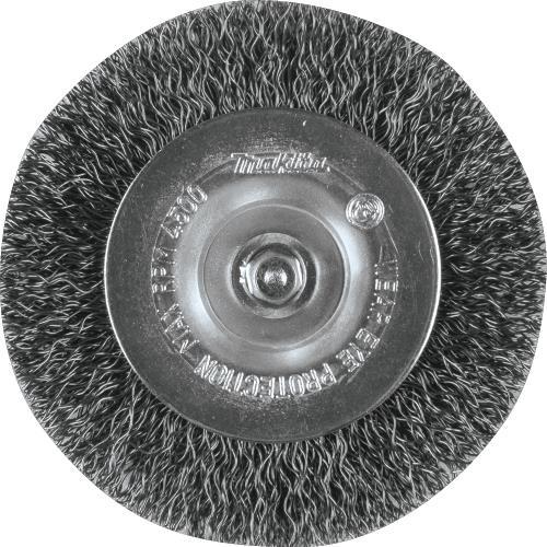 Makita B-63074 3" Crimped Wire Wheel, 1/4" Hex Shank