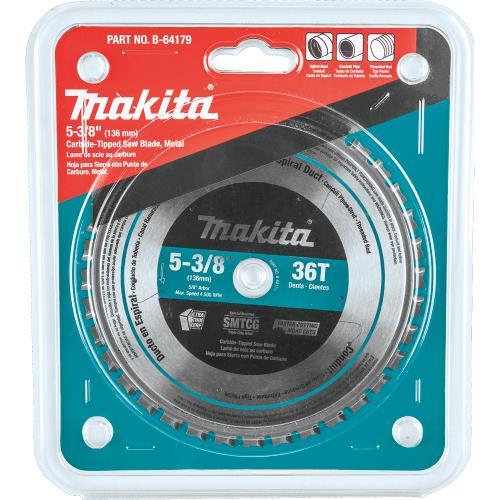 Makita B-64179 5‘3/8" 36T Carbide‘Tipped Saw Blade, Metal