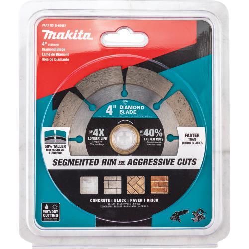 Makita B-69587 4" Diamond Blade, Segmented, General Purpose