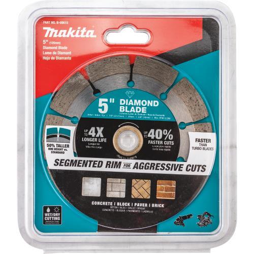 Makita B-69618 5" Diamond Blade, Segmented, General Purpose