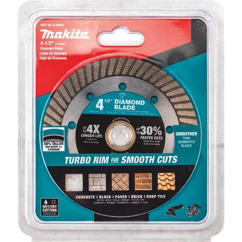 Makita B-69696 4‘1/2" Diamond Blade, Turbo, General Purpose