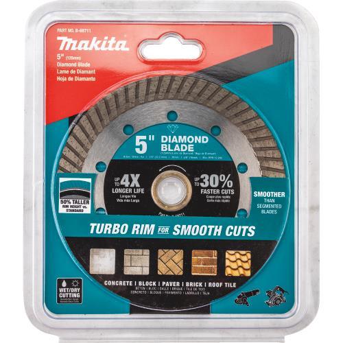 Makita B-69711 5" Diamond Blade, Turbo, General Purpose