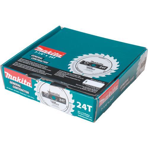 Makita D-45989-10 7‘1/4" 24T Carbide‘Tipped Circular Saw Blade, Framing/General Purpose, 10/pk