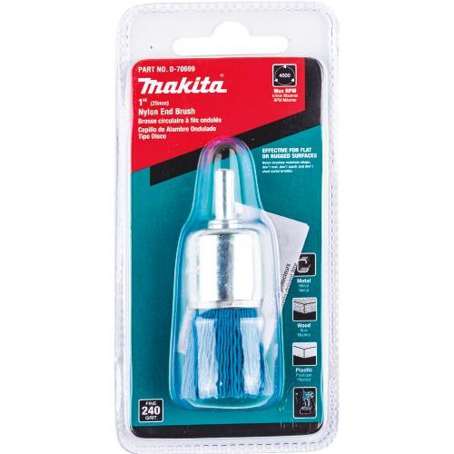 Makita D-70699 1" Nylon End Brush, Fine, 240 Grit