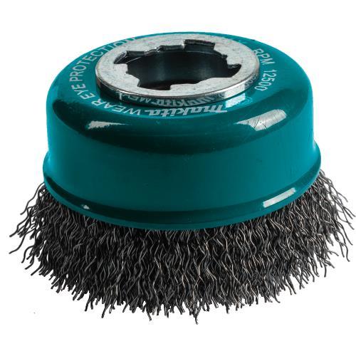 Makita D-72637 X‘LOCK 3" Carbon Steel Crimped Wire Cup Brush