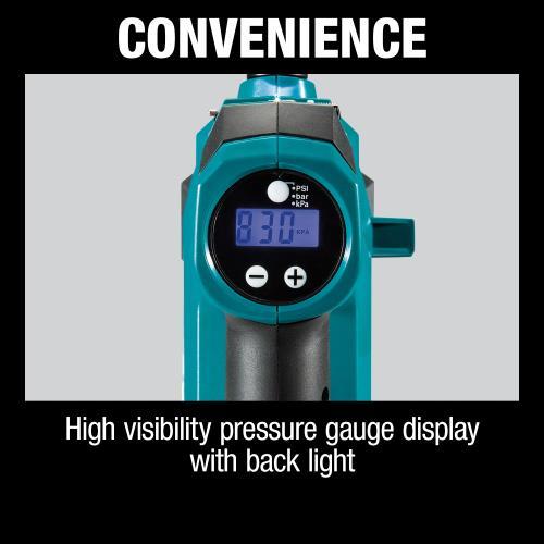 Makita DMP180ZX 18V Lxt® Lithium Ion Cordless Inflator, Tool Only