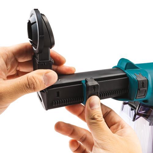 Makita DX06 Dust Extractor Attachment with HEPA Filter Cleaning Mechanism