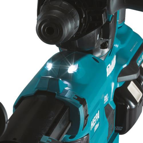 Makita DX08 Dust Extractor Attachment with HEPA Filter Cleaning Mechanism