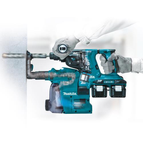 Makita DX09 Dust Extractor Attachment with HEPA Filter Cleaning Mechanism