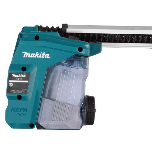 Makita DX10 Dust Extractor Attachment with HEPA Filter Cleaning Mechanism