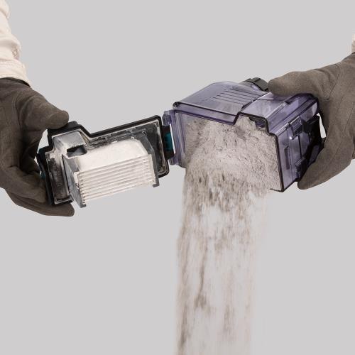 Makita DX10 Dust Extractor Attachment with HEPA Filter Cleaning Mechanism