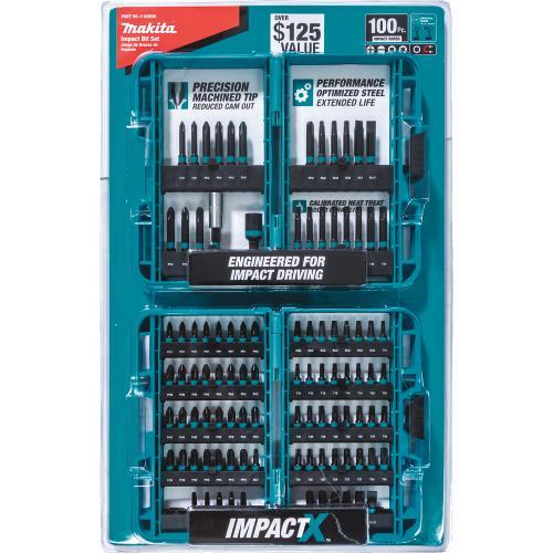 Makita E-00038 ImpactX, 100 Pc. Driver Bit Set