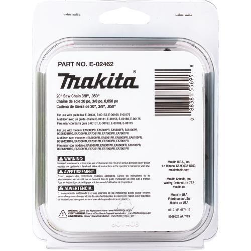 Makita E-02462 20" Saw Chain, 3/8", .050"