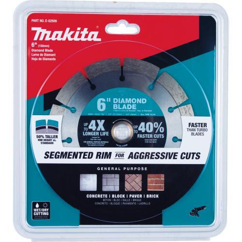 Makita E-02509 6" Diamond Blade, Segmented, General Purpose