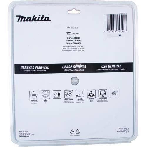 Makita E-02521 12" Diamond Blade, Segmented, General Purpose