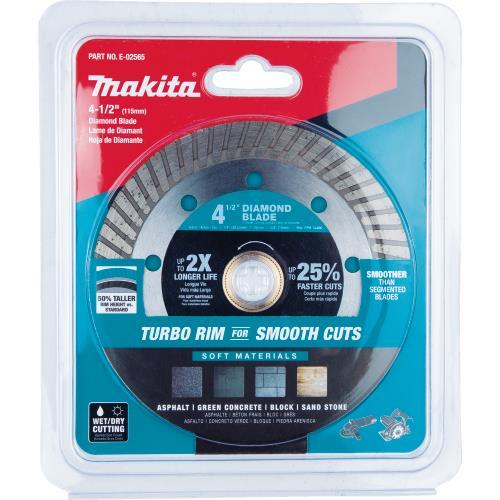 Makita E-02565 4‘1/2" Diamond Blade, Turbo, Soft Material